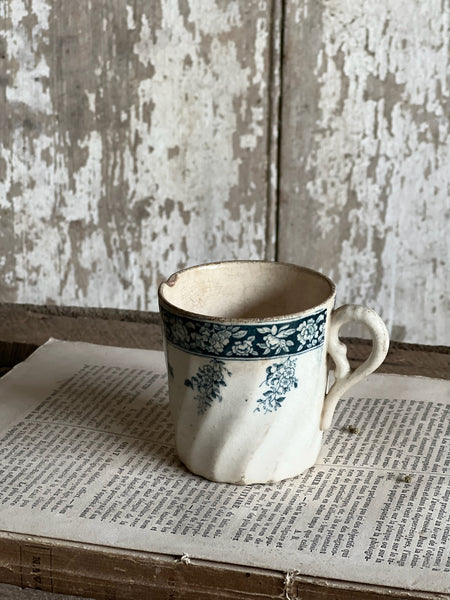 Mini Floral Transferware Cup
