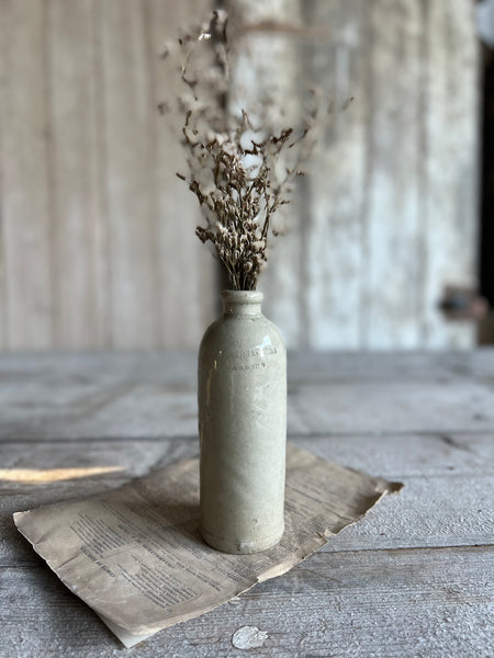 Antique French Stoneware Bottle