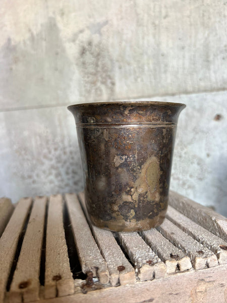 Vintage Cup Candle in Lavender & Sea Salt