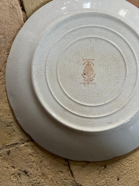 Crazed Henry Alcock Plate