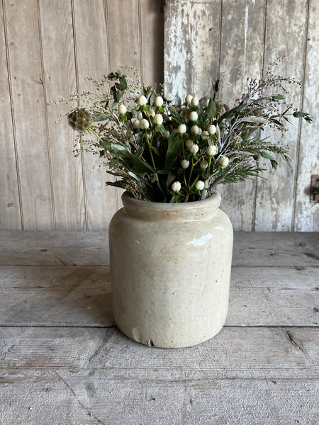 Vintage French Stoneware Pot
