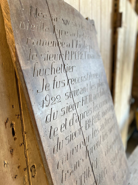 A French Vintage Rustic TypographyBoard