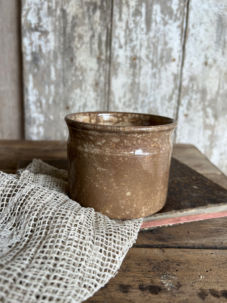 Vintage Worn French Confiture Pot