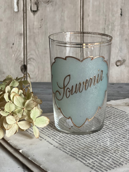 Vintage Souvenir Glass