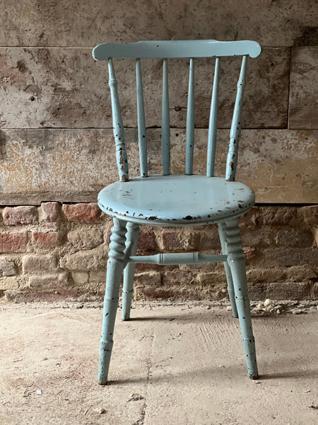 Chippy Paint Turquoise Vintage Chair