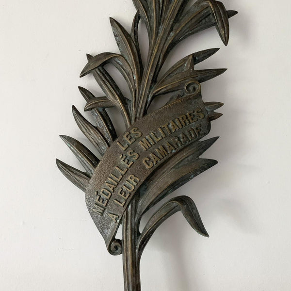 Bronze Military Service Commemorative Decorative Plaque