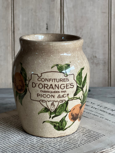 Vintage D’oranges Confit Jar