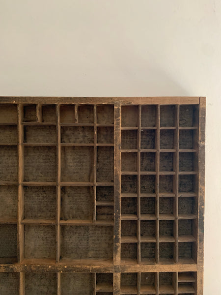 Large Vintage Printers Tray