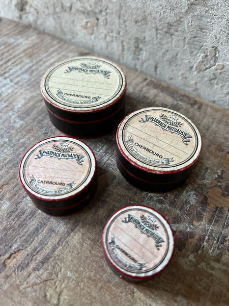 Vintage French Pharmacy Pill Boxes