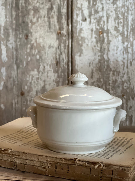 Small French Vintage Lidded Dish