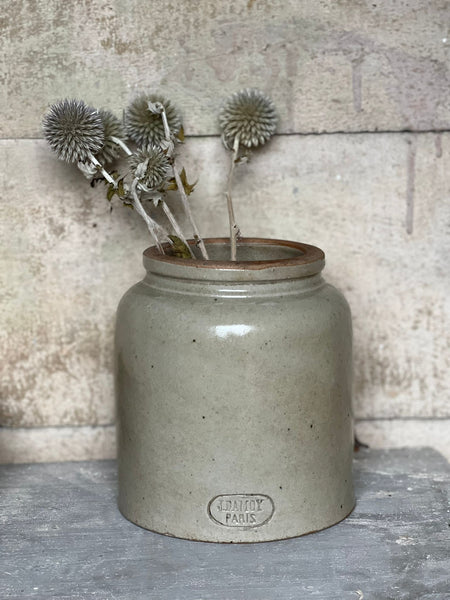 Medium French Stoneware Jar