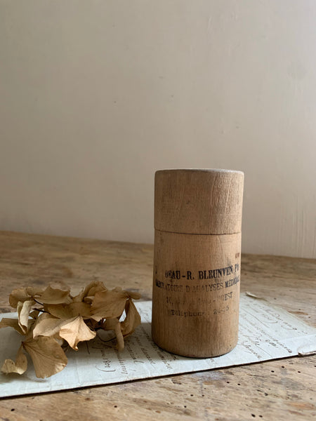 French Wooden Medicine Bottle Holder