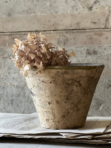 Vintage French Handthrown Pot
