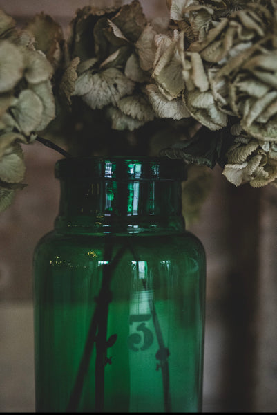 Parisian Etched Glass Bottle