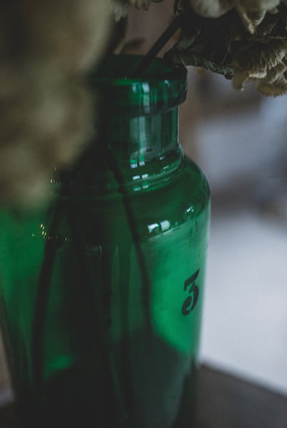 Parisian Etched Glass Bottle