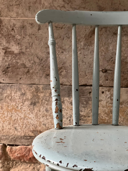 Chippy Paint Turquoise Vintage Chair