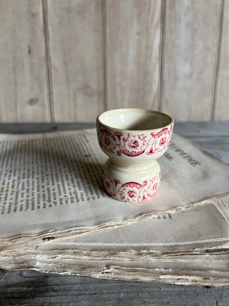 French Transferware Eggcup