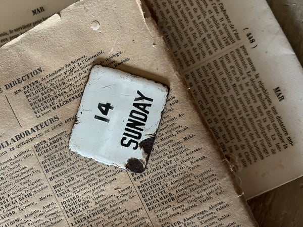 Timekeeping Enamel Tags