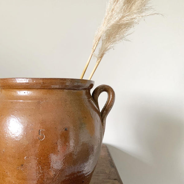 Tall Stoneware Confit Jar