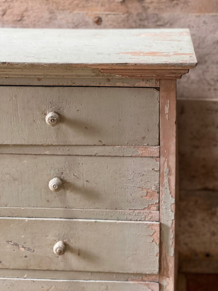 Beautiful Chippy Paint French Drawers