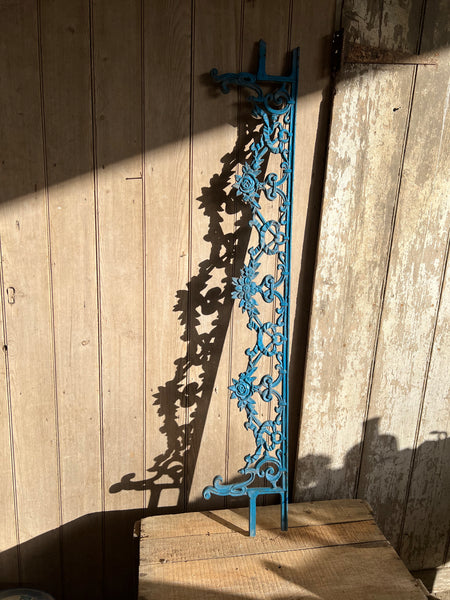 Bright Blue French Vintage Railing