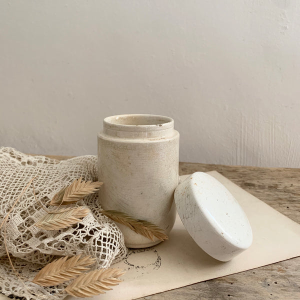 Vintage Lidded Apothecary Jar