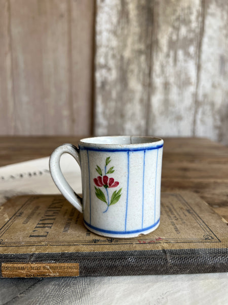 Vintage French Handcrafted Mug