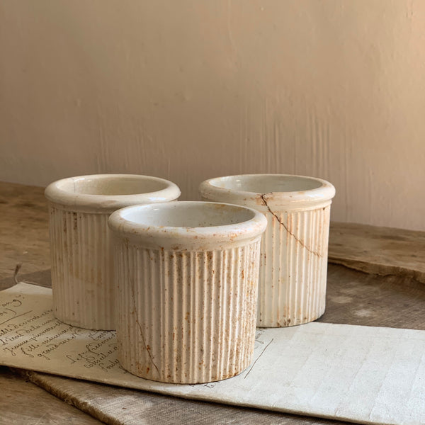 Trio of Small Vintage Preserves Jars