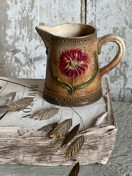 Vintage French Floral Jug