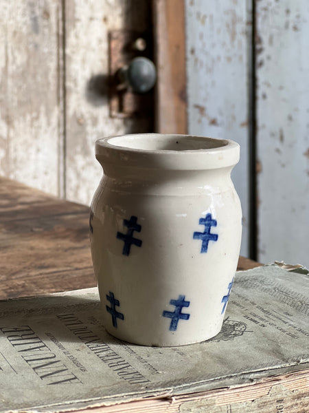 Sweet Vintage French Mustard Pot