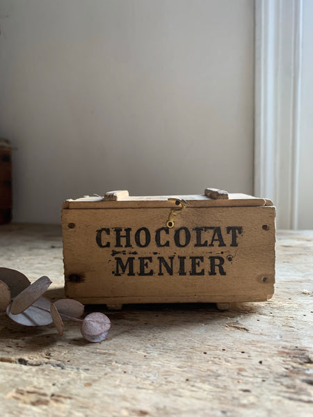 Vintage Chocolat Menier Crate Box
