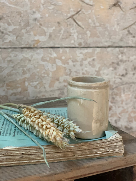 Vintage Rustic Stoneware ink pot