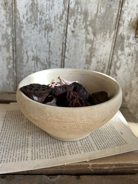 Sweet Rustic Stoneware Bowl