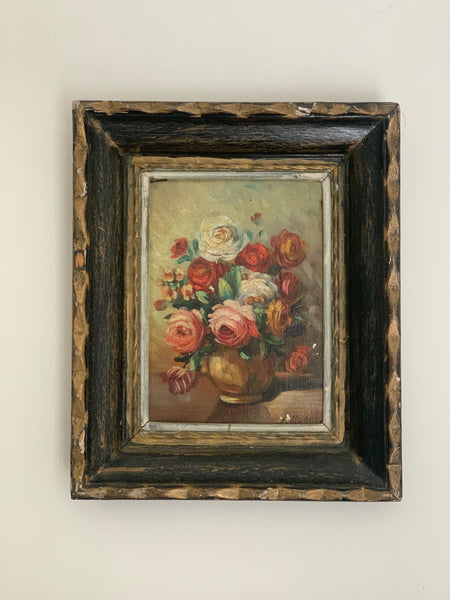 Framed Vintage French Painting