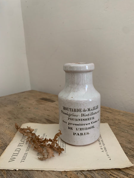 Vintage French Mustard Pot