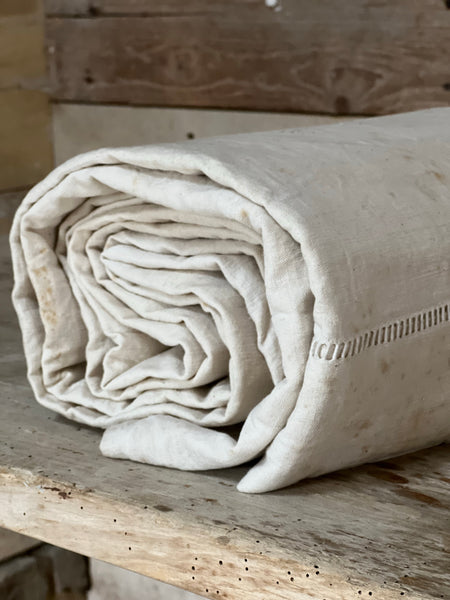 Rustic Vintage French Fabric Sheet