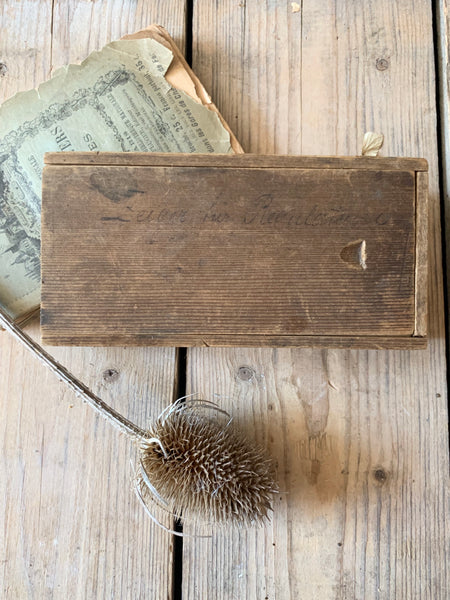 Small Wooden Vintage Box
