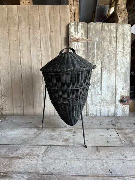French Vintage Crochet Basket