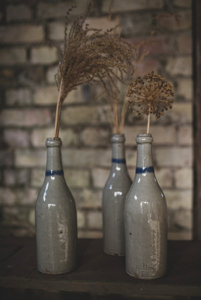 Gorgeous French Vintage Stoneware Bottles