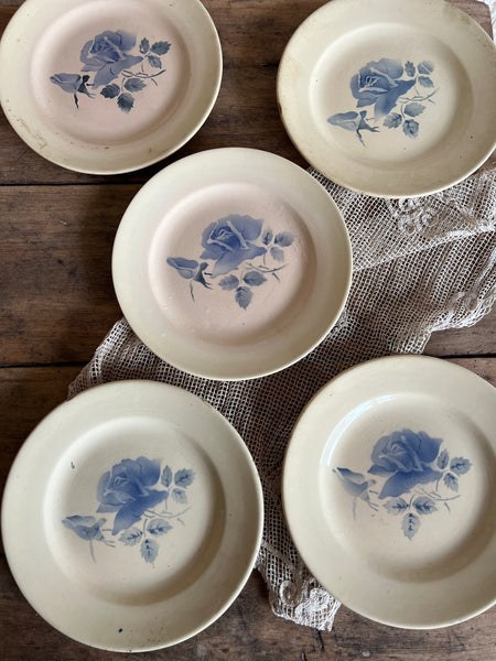 Small Vintage French Stencil Plates