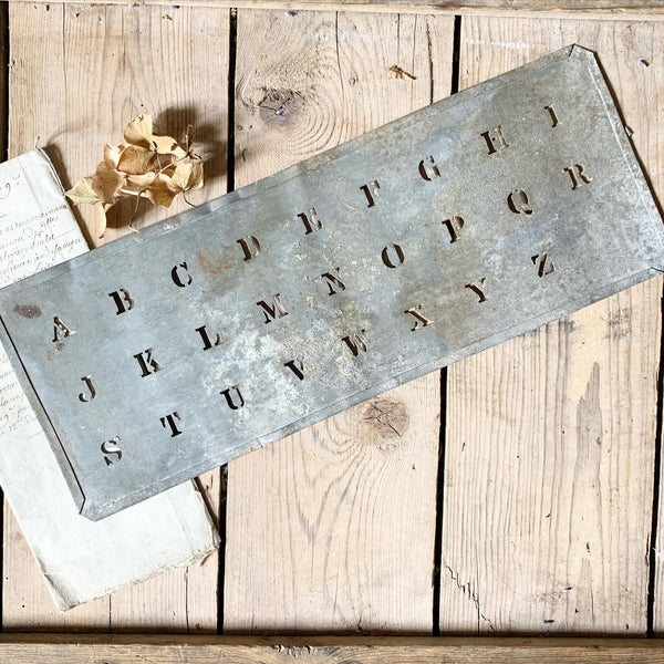 Vintage Alphabet Stencil