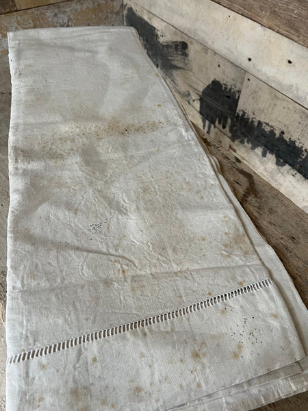 Rustic Vintage French Fabric Sheet