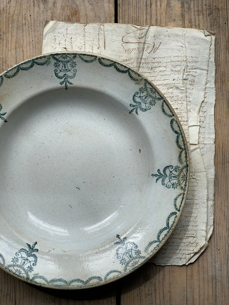 Vintage French Transferware Dish