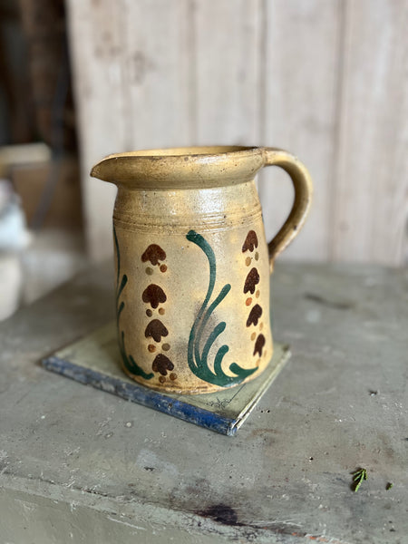 Vintage French Yellow Jug