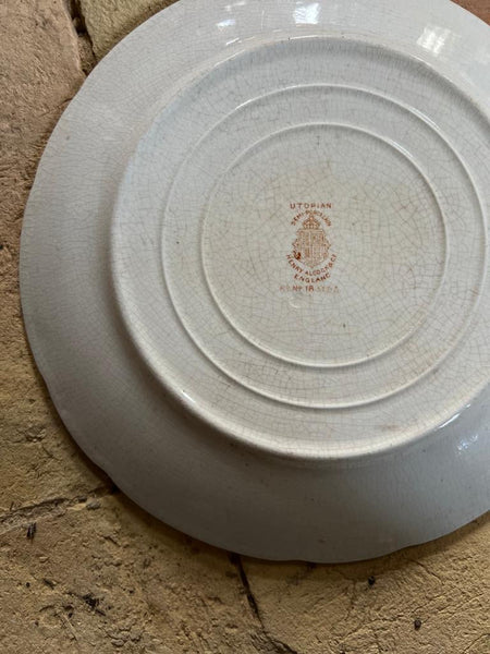 Crazed Henry Alcock Plate
