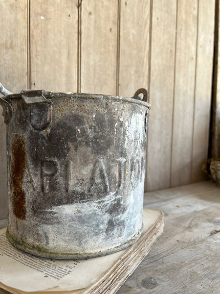 Vintage French Paint Kettle