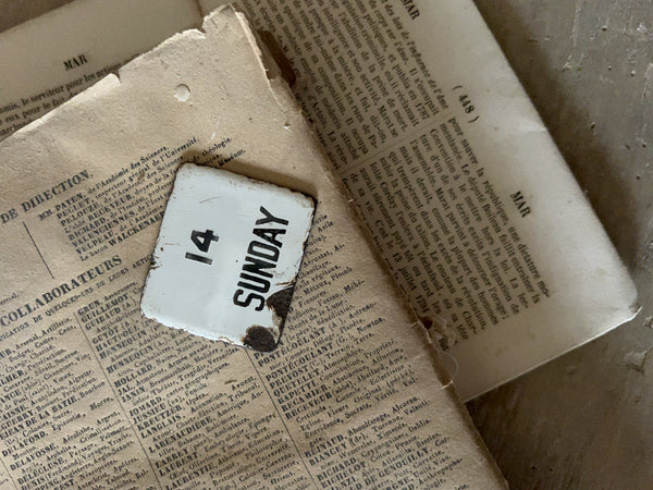 Timekeeping Enamel Tags
