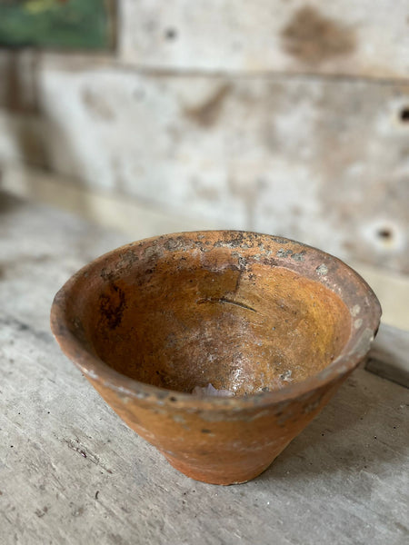 Vintage French Handthrown Pot