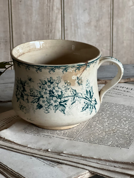 Large Transferware Cup