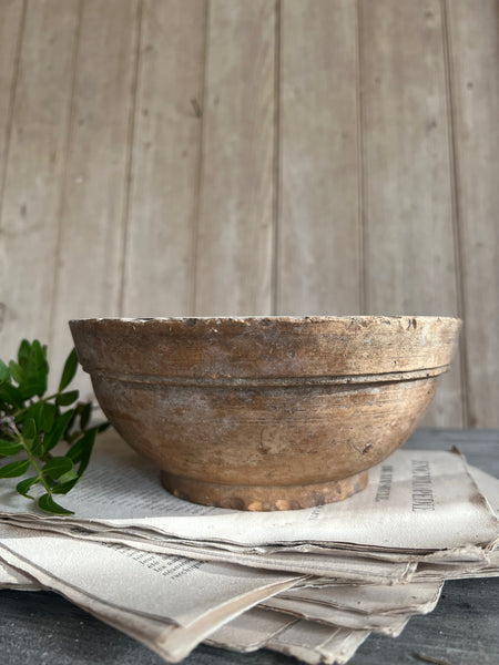 Vintage French Handthrown Bowl